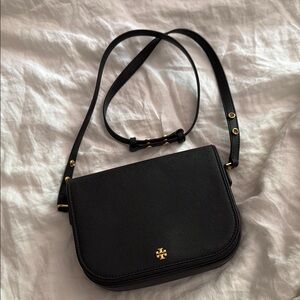 Tory Burch Emerson Black Crossbody Bag